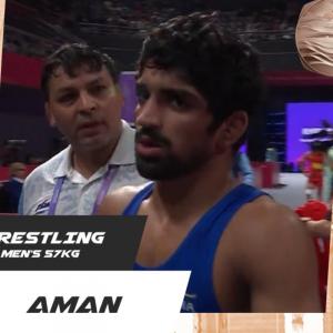 Asian Games: Aman wins bronze: Bajrang disappoints