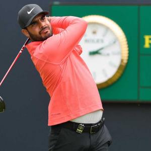 Golf: Shubhankar Sharma in joint lead at Irish Open