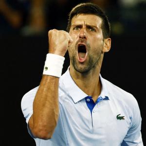 Aus Open PIX: Djokovic survives Prizmic test