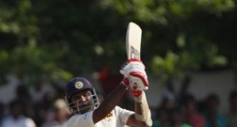 Jayawardene hundred puts Sri Lanka on top in Dubai