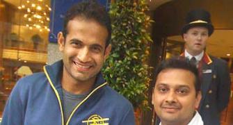 Spotted: Irfan Pathan in London