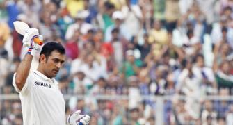 Photos, 2nd Test, Day II: Dhoni leads from the front