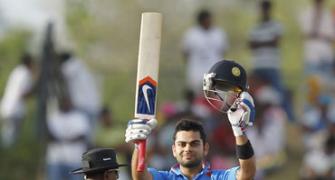 Hambantota ODI: Kohli, Sehwag lead India to 21-run win
