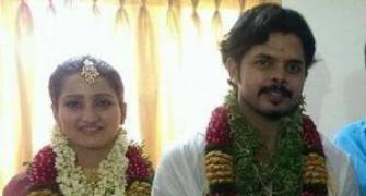 Sreesanth weds Rajasthan's royal in Kerala