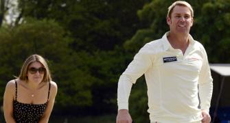 Warne and Elizabeth Hurley call it quits?