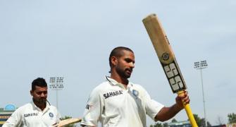 Stats: Dhawan announces himself at big stage