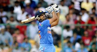 PHOTOS: Rohit's record 209 propels India to huge total in Bangalore ODI