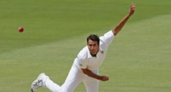 SA spinner Tahir sends Pakistan crashing for 99 in second Test