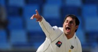 Ajmal reprimanded for using 'abusive language, gestures'