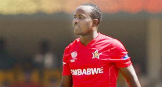 Five-star Utseya claims hat-trick against South Africa