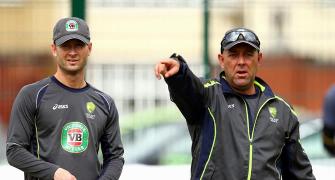 Australia coach Lehmann calls team to muster courage for first Test