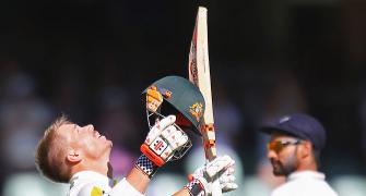 PHOTOS, Day 4: Warner scores another ton as Australia swell lead