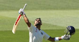 Kohli only second skipper to post twin tons on captaincy debut