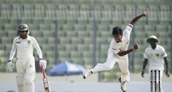 Sri Lanka well-placed after seamers dismiss Bangladesh cheaply