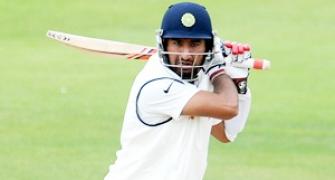 Pujara slams maiden century in county cricket