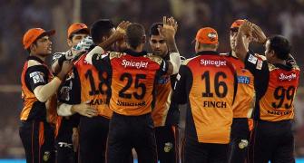 IPL PHOTOS: Bhuvneshwar's four wicket guides Hyderabad to victory