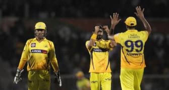 Dhoni praises bowlers, fielders after win over MI