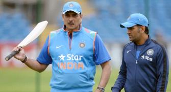 Shastri has just ONE word for Dhoni's critics...