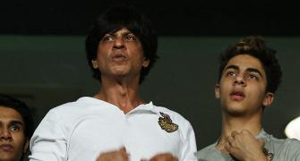 IPL PHOTOS: KKR shine as SRK and family cheer from the stands