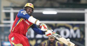 IPL: Gayle stars as Bangalore squeeze past KKR in thriller