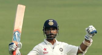 Rahane fifth Indian to score a century in each innings of a Test