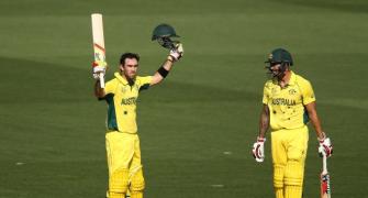 PHOTOS: Warner, Maxwell tons expose India's bowling frailties