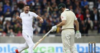 James Anderson takes six as Australia skittled for 136