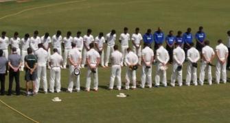 First Look: India, Aus 'A' players mourn former President Kalam's death