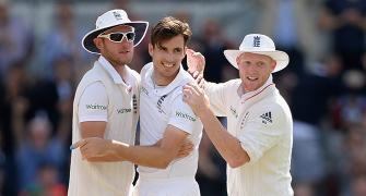 Edgbaston Test: Finn's five-for puts England on brink of victory