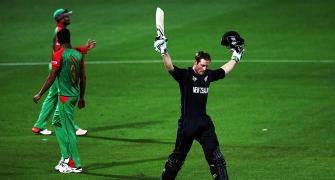 Guptill's hundred lifts New Zealand to thrilling victory over Bangladesh