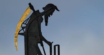 Lord's weathervane Father Time damaged due to high winds