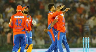 IPL PHOTOS: Bravo, Finch help Gujarat Lions ease past Punjab