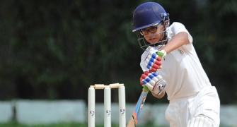 Dravid's son Samit scores century in Under-14 match