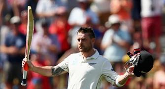McCullum hits fastest Test century in farewell match