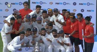 Mumbai rout Saurashtra to win 41st Ranji Trophy title