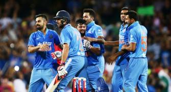 PHOTOS: India beat Australia in Sydney, complete 3-0 rout
