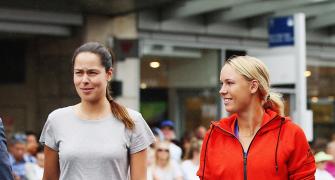 PHOTOS: Ivanovic, Wozniacki hit the streets in Auckland