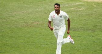 Jadeja, Ashwin dominate as India bowl out WICB XI for 180