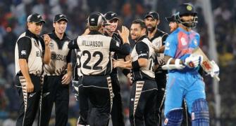 WORLD T20 PHOTOS: New Zealand spinners destroy India in Nagpur