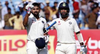 Vijay, Pujara lead India's fightback with tons