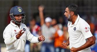 PHOTOS: Ashwin's six gives India a huge lead