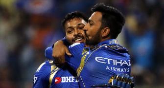 IPL PHOTOS: Pandya brothers shine as Mumbai pull off thrilling win