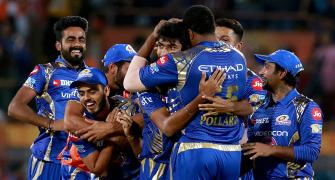 IPL PHOTOS: Bumrah wins it for Mumbai Indians in 'Super Over'