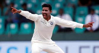 Suspended Jadeja spends time with coach Shastri