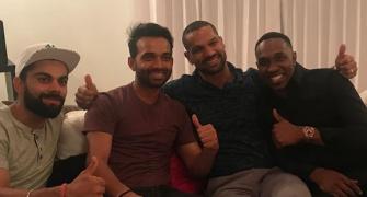 PHOTOS: Team India's 'chill night' with DJ Bravo in Trinidad