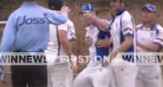 Watch: When a cricket match took ugly turn