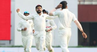 PHOTOS: Match evenly poised as Lanka trail India by 7 runs