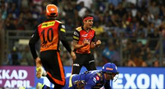 IPL PHOTOS: Sunrisers Hyderabad stun MI in low-scoring game