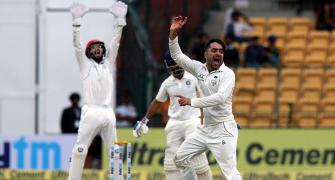 PHOTOS: Afghanistan fight back in Test debut