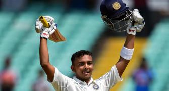 A ton on Test debut is result of Prithvi's grit